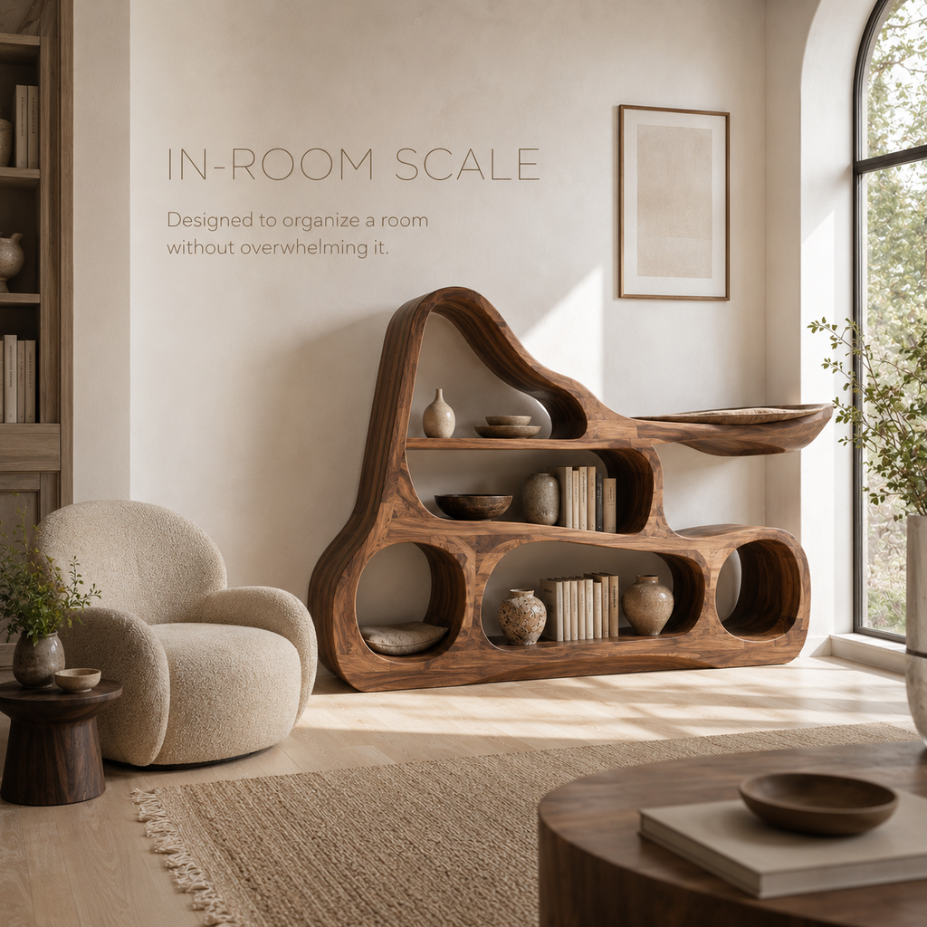 Veyra Soft Curve Bookshelf - product image 04