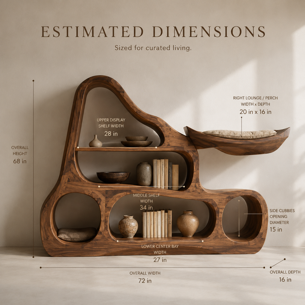 Veyra Soft Curve Bookshelf - product image 08