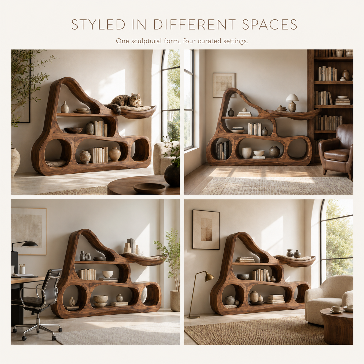 Veyra Soft Curve Bookshelf - product image 10