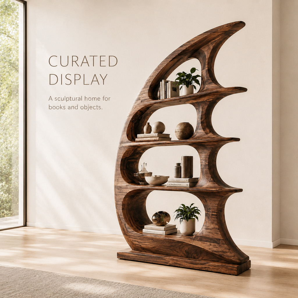 Nolan Arc Wood Bookshelf - product image 03