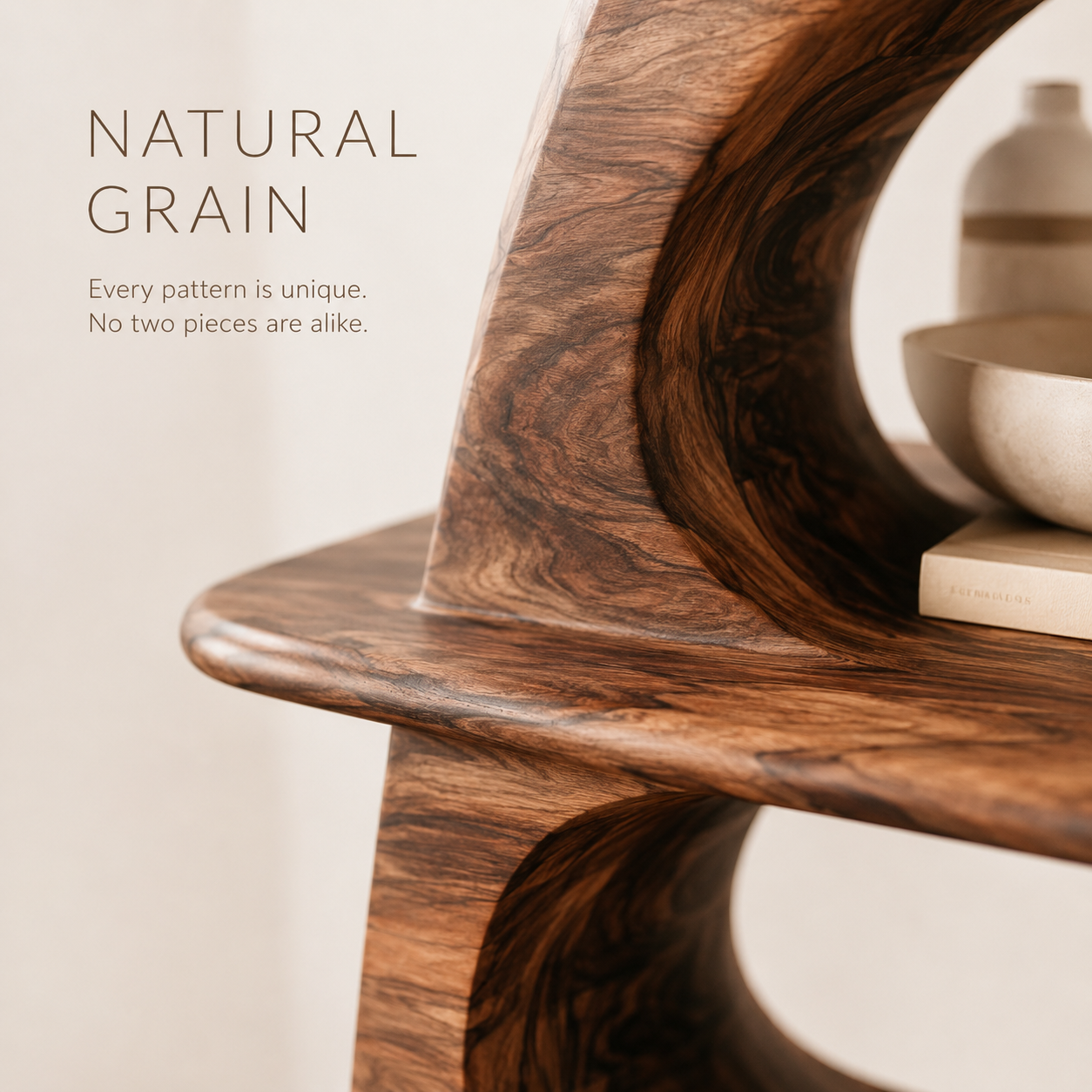Nolan Arc Wood Bookshelf - product image 05