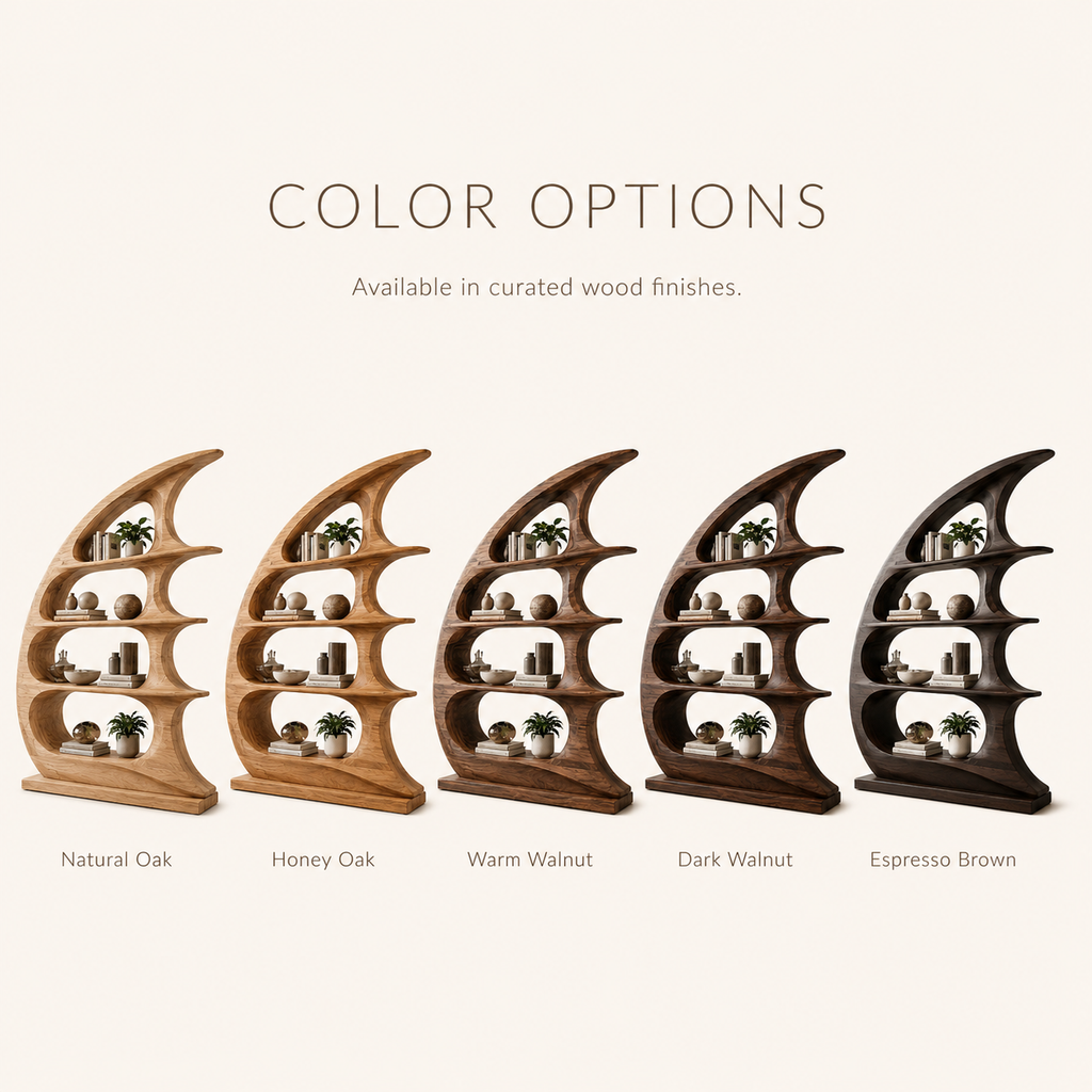 Nolan Arc Wood Bookshelf - product image 11