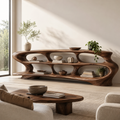 Liora Warm Walnut Bookshelf - main view