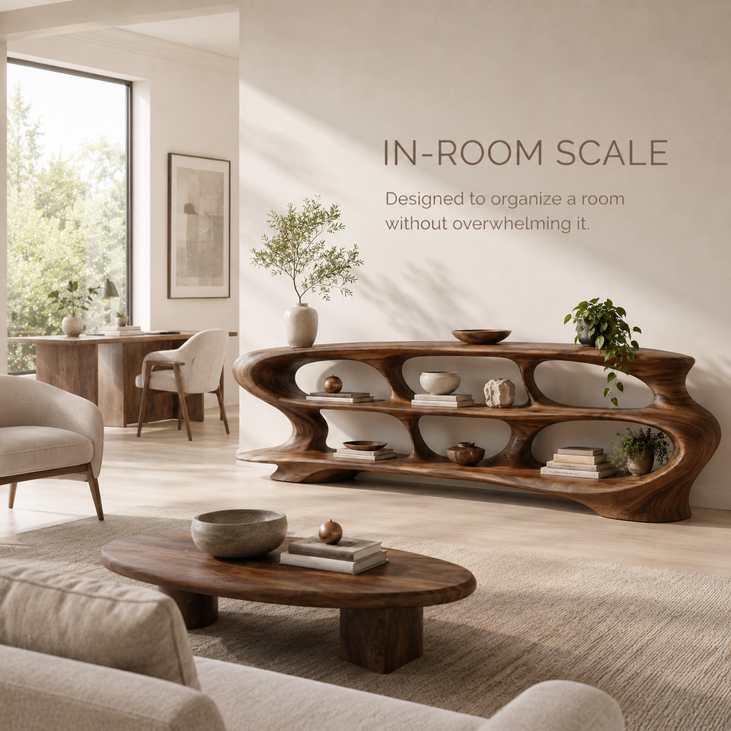 Liora Warm Walnut Bookshelf - product image 04