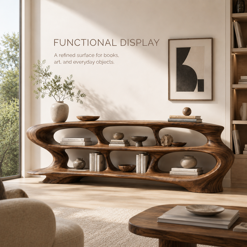 Liora Warm Walnut Bookshelf - product image 07