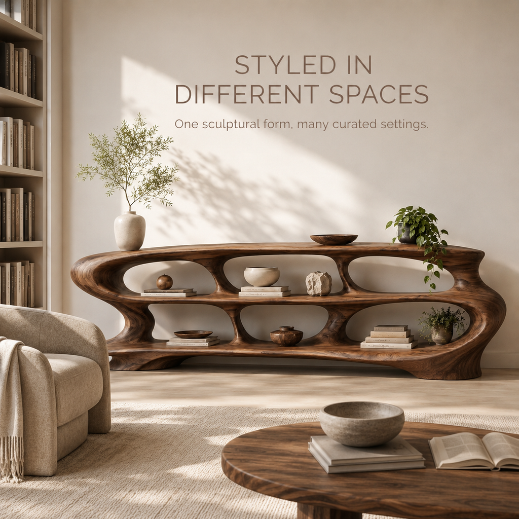 Liora Warm Walnut Bookshelf - product image 11