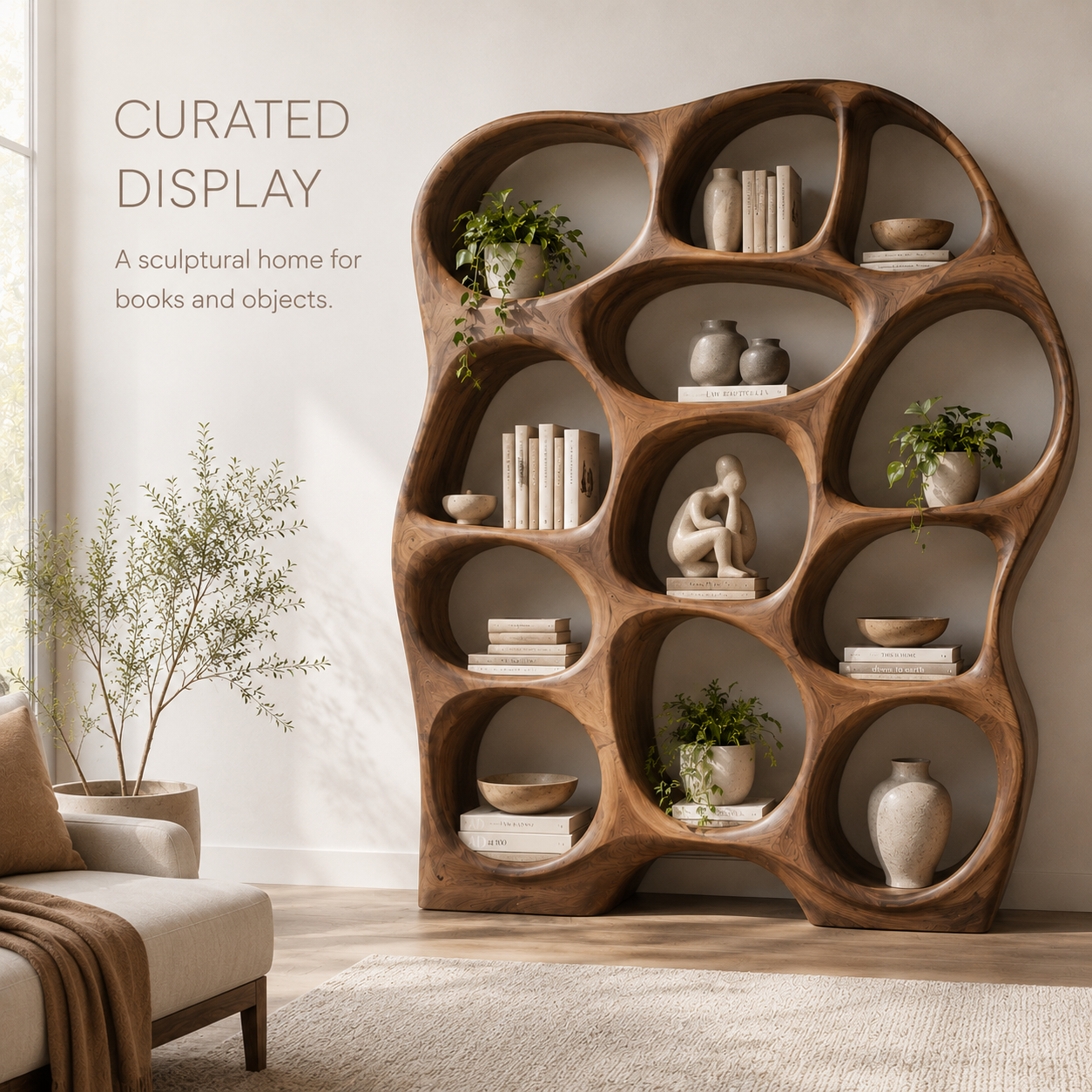 Rowan Hollow Form Bookshelf - product image 07