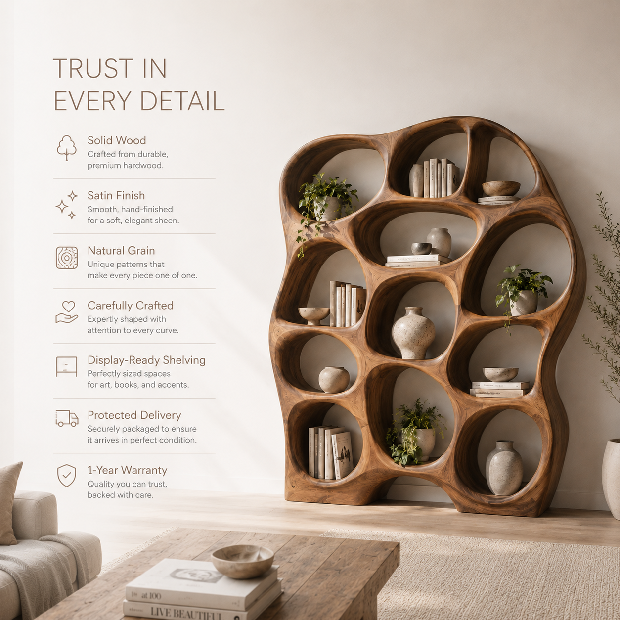 Rowan Hollow Form Bookshelf - product image 09