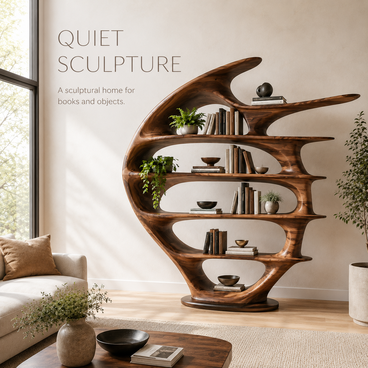 Brielle Sculpted Display Shelf - product image 02