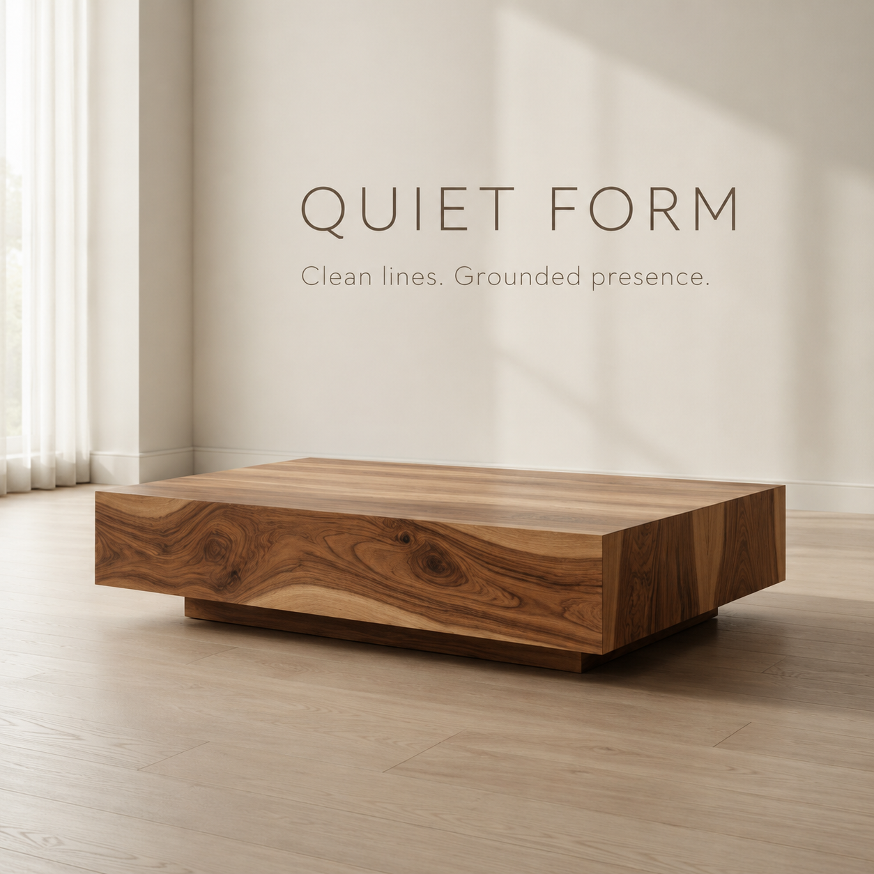 Rhea Sculptural Low Coffee Table - product detail 2