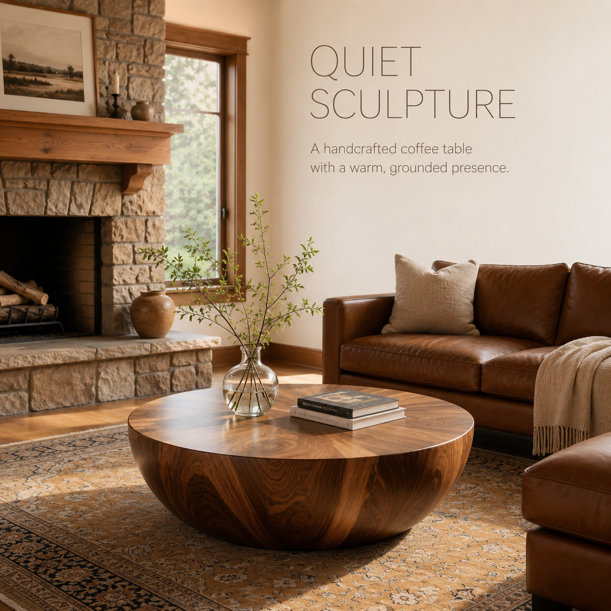 Onda Organic Wood Coffee Table - product detail 1