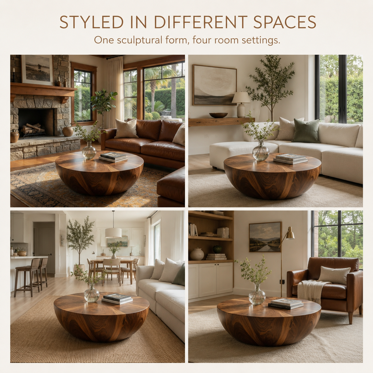 Onda Organic Wood Coffee Table - product detail 9