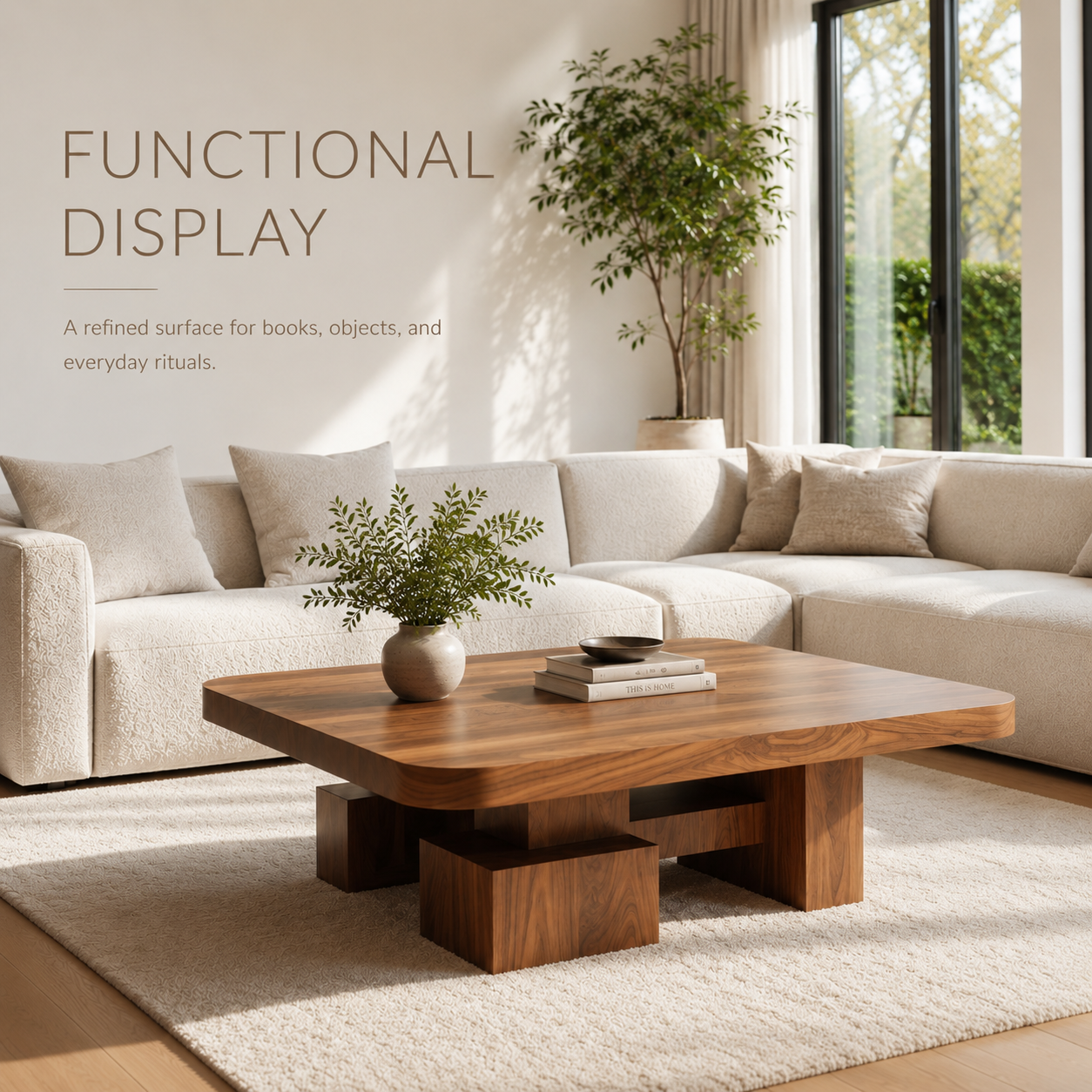 Bellamy Soft Curve Coffee Table - product detail 6