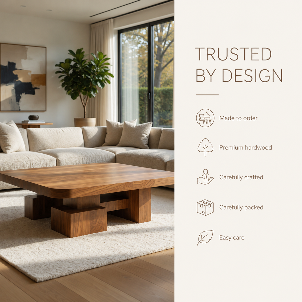 Bellamy Soft Curve Coffee Table - product detail 8
