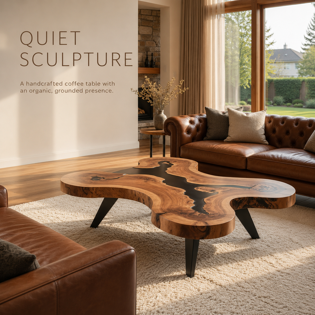 Avalon Hollow Form Coffee Table - product detail 1