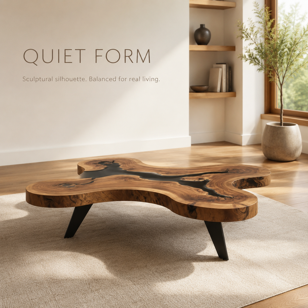 Avalon Hollow Form Coffee Table - product detail 2