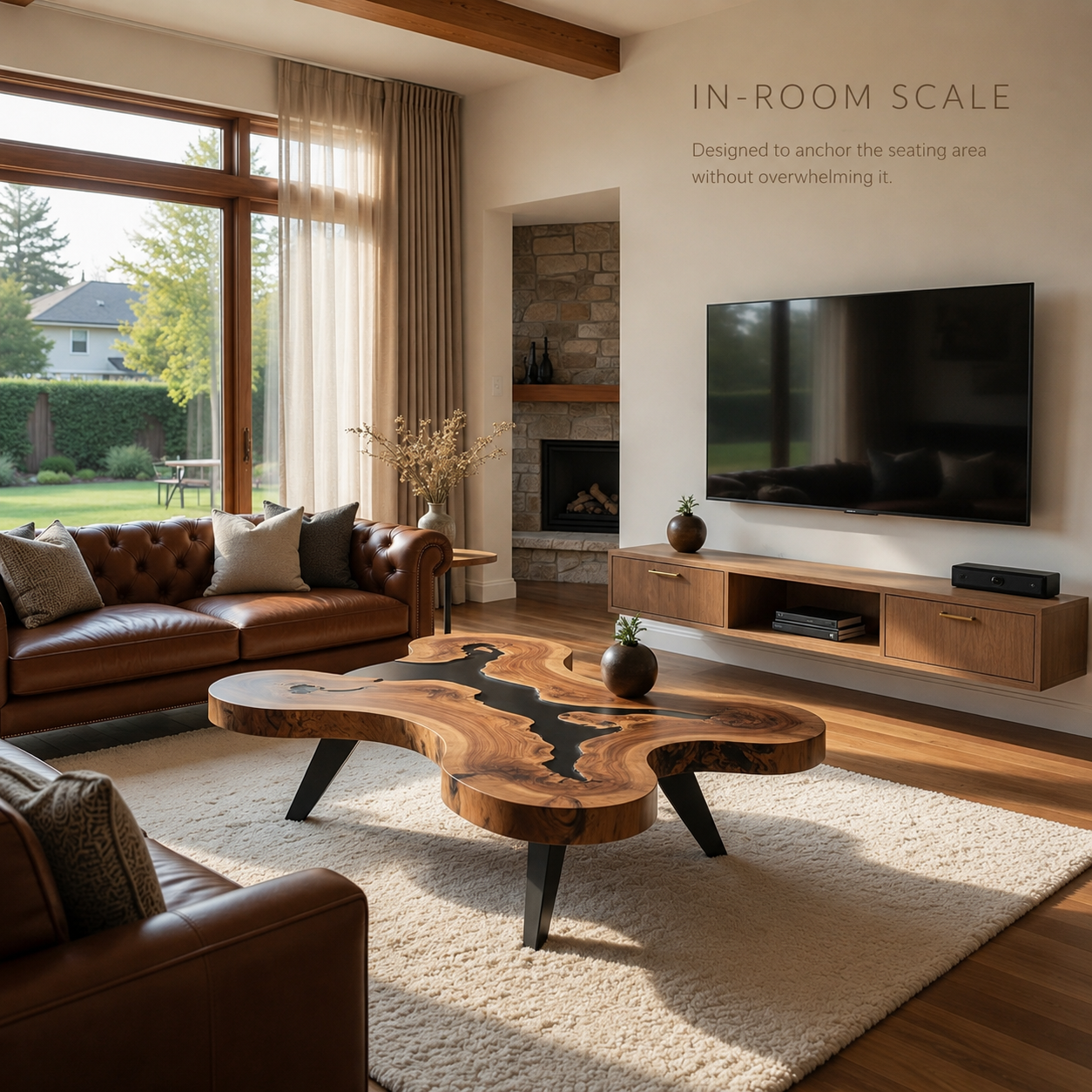 Avalon Hollow Form Coffee Table - product detail 3
