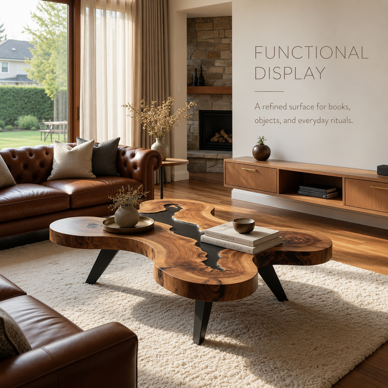 Avalon Hollow Form Coffee Table - product detail 6