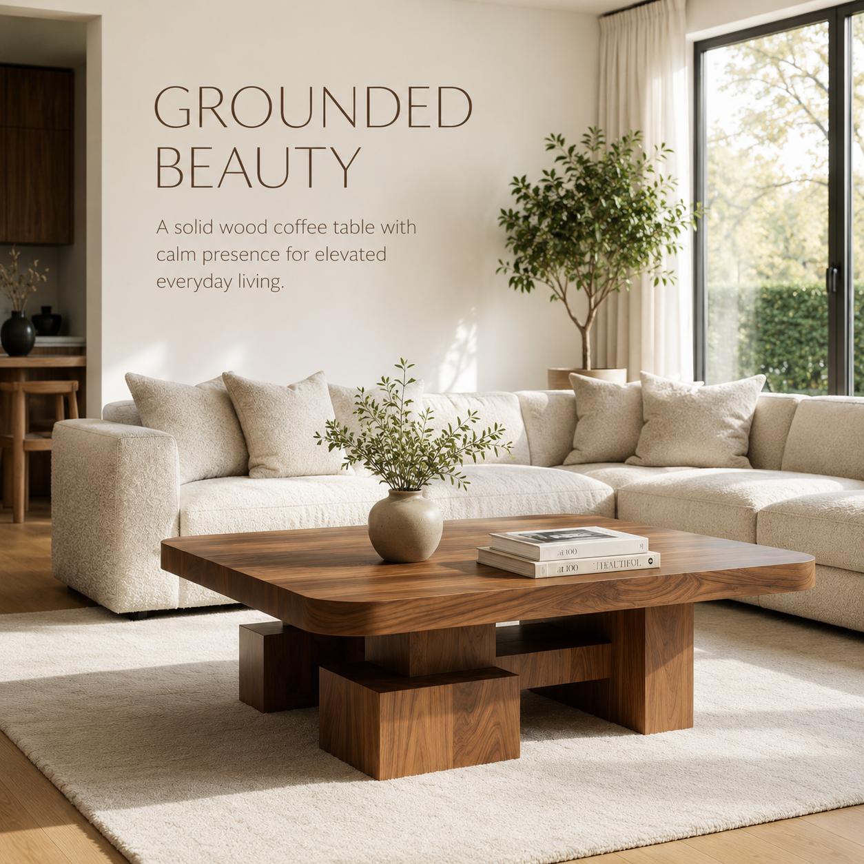 Lune Pebble Coffee Table - product detail 1