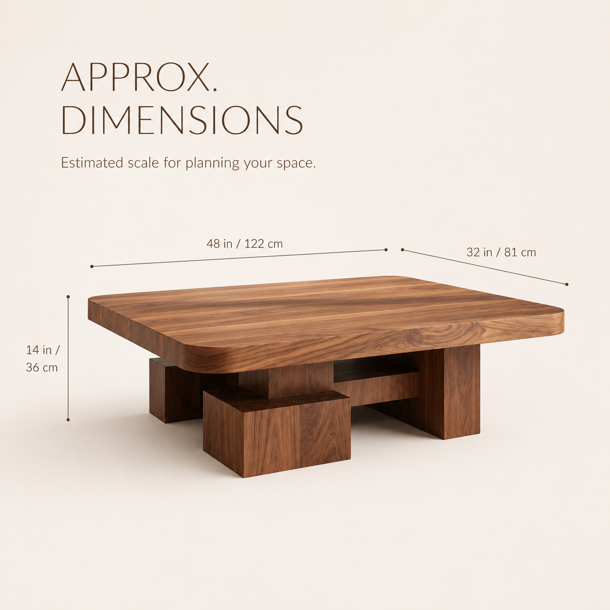 Lune Pebble Coffee Table - product detail 8