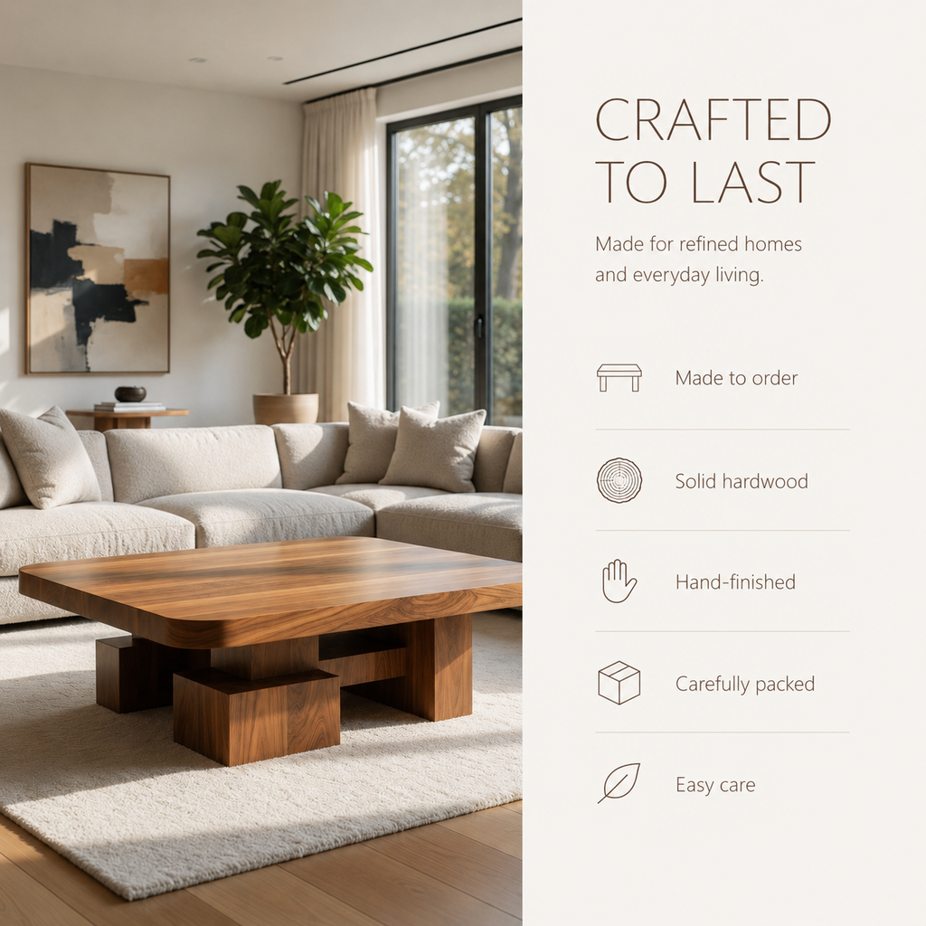 Lune Pebble Coffee Table - product detail 9