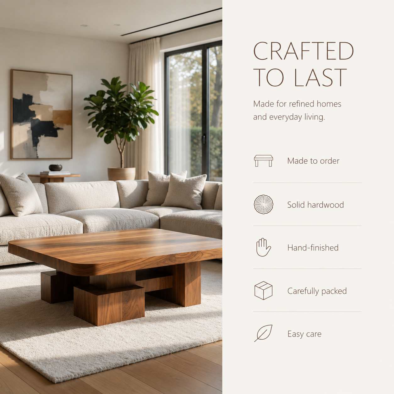 Lune Pebble Coffee Table - product detail 9