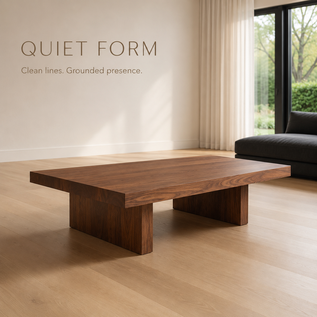 Koa Organic Modern Coffee Table - product detail 2