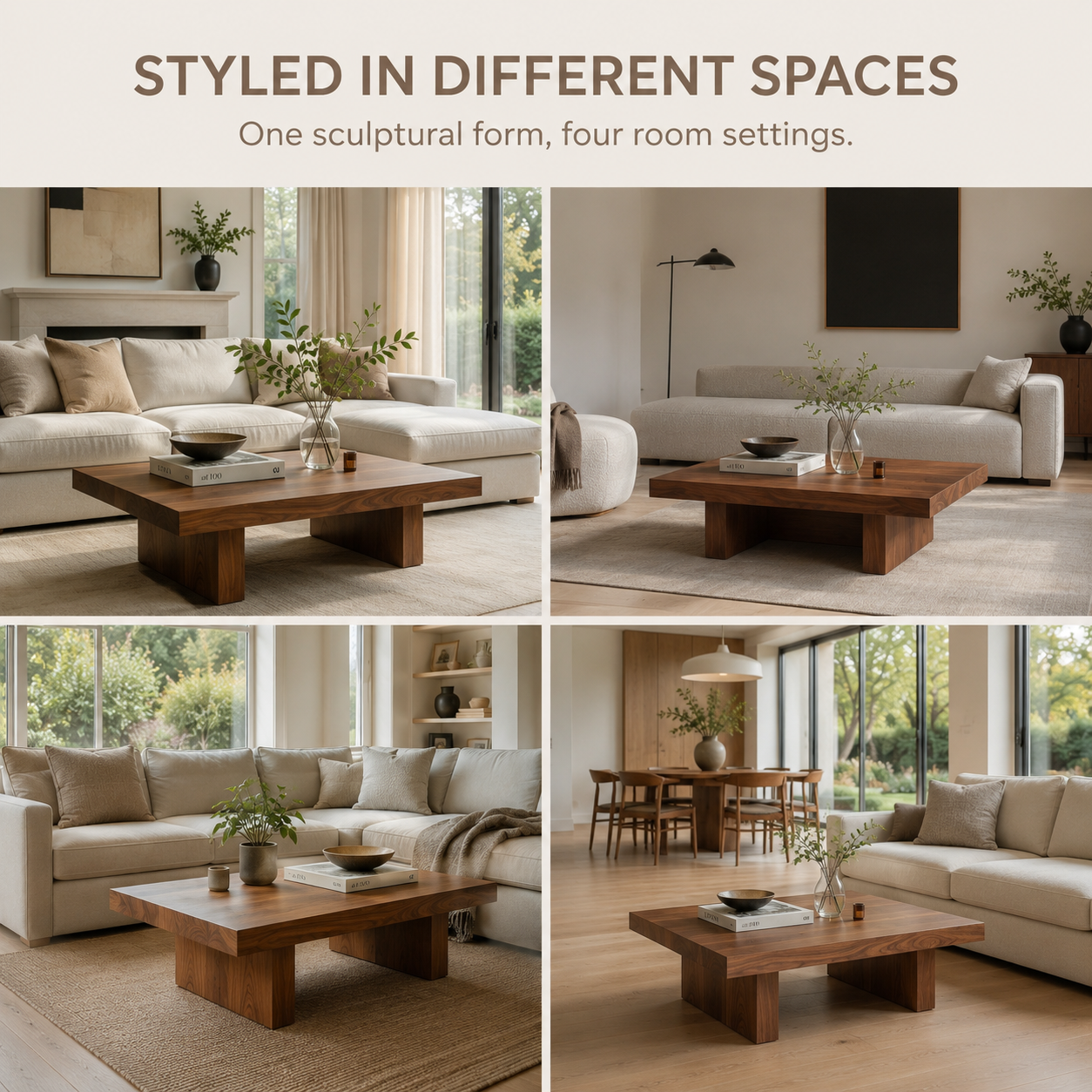 Koa Organic Modern Coffee Table - product detail 9