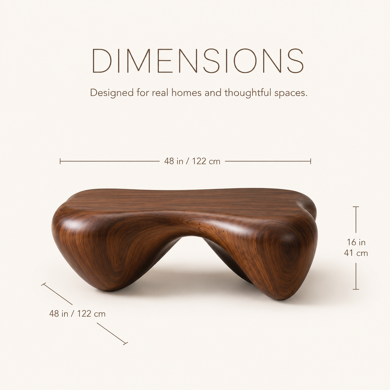Amara Soft Edge Coffee Table - product detail 7
