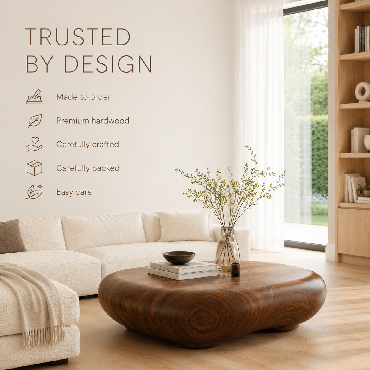 Dune Sculptural Coffee Table - product detail 9