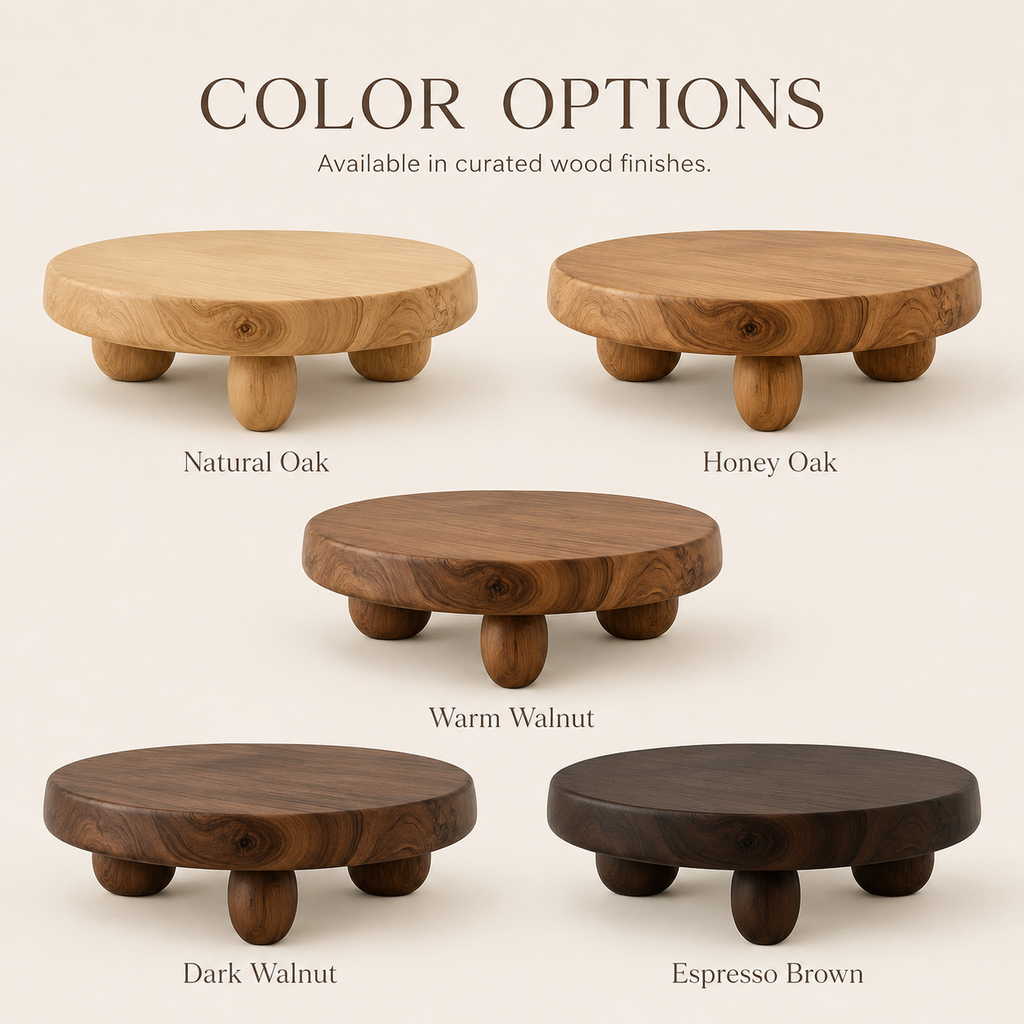 Norah Rounded Living Coffee Table - product detail 2
