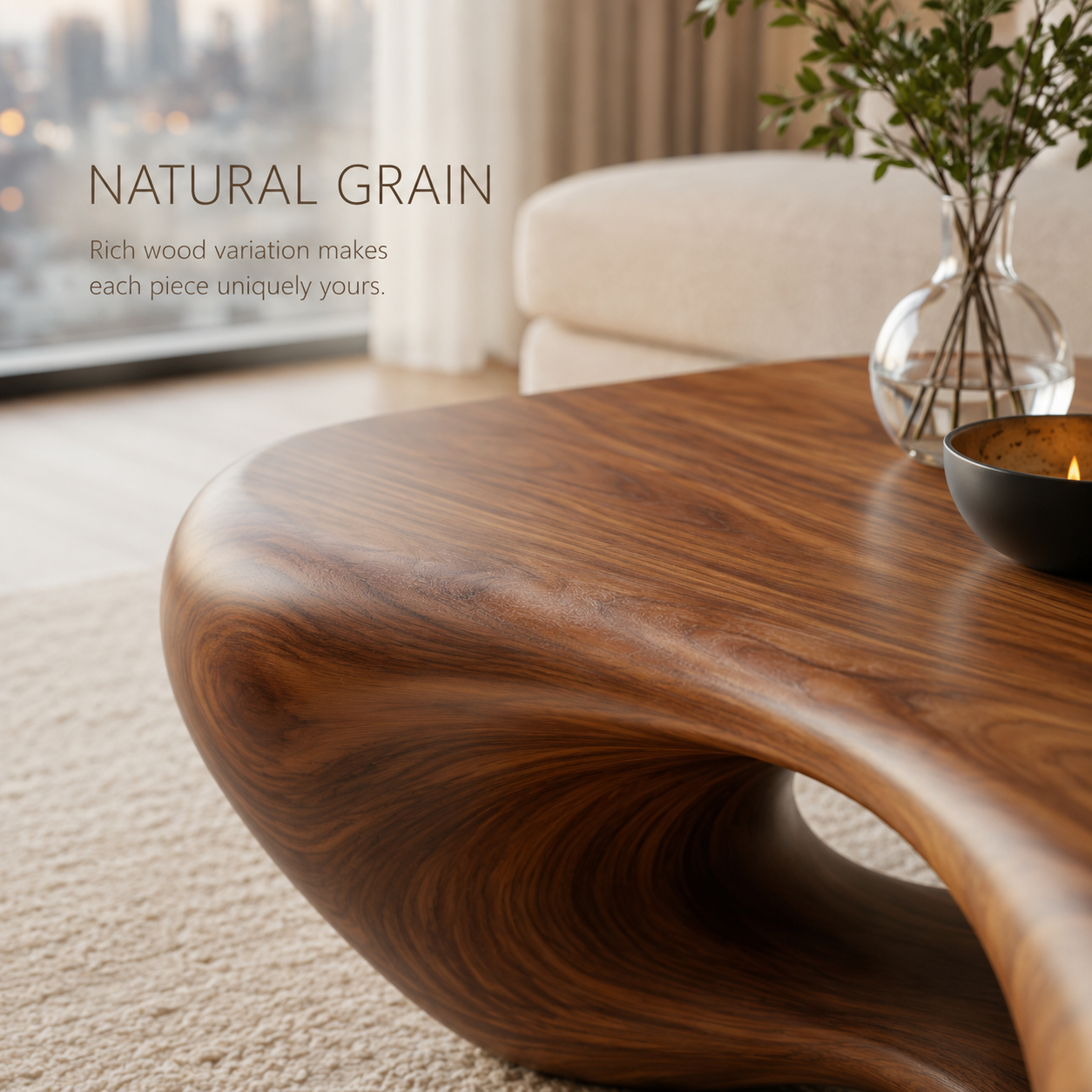 Aurea Organic Low Coffee Table - product detail 4