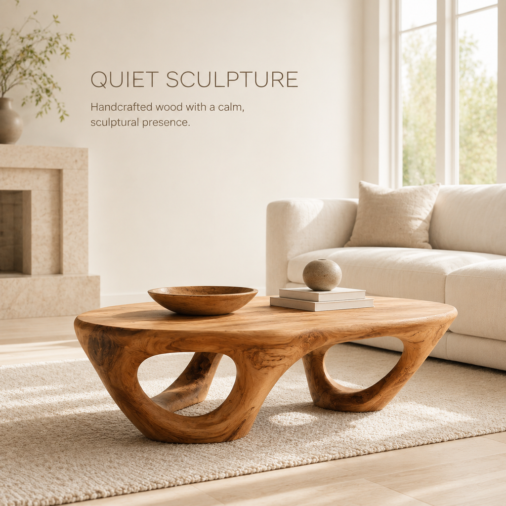 Terra Hollow Oval Coffee Table - product image 02