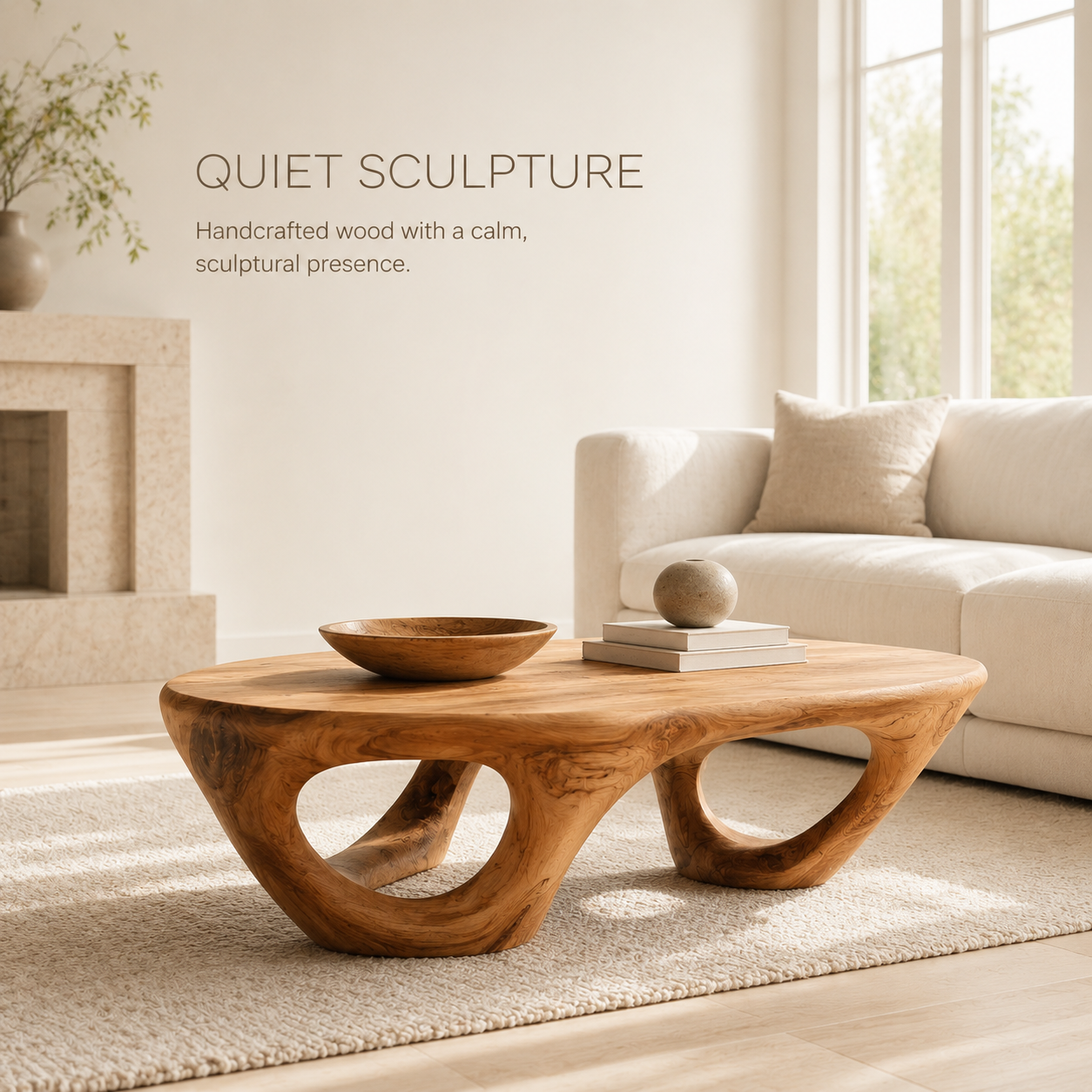 Terra Hollow Oval Coffee Table - product image 02