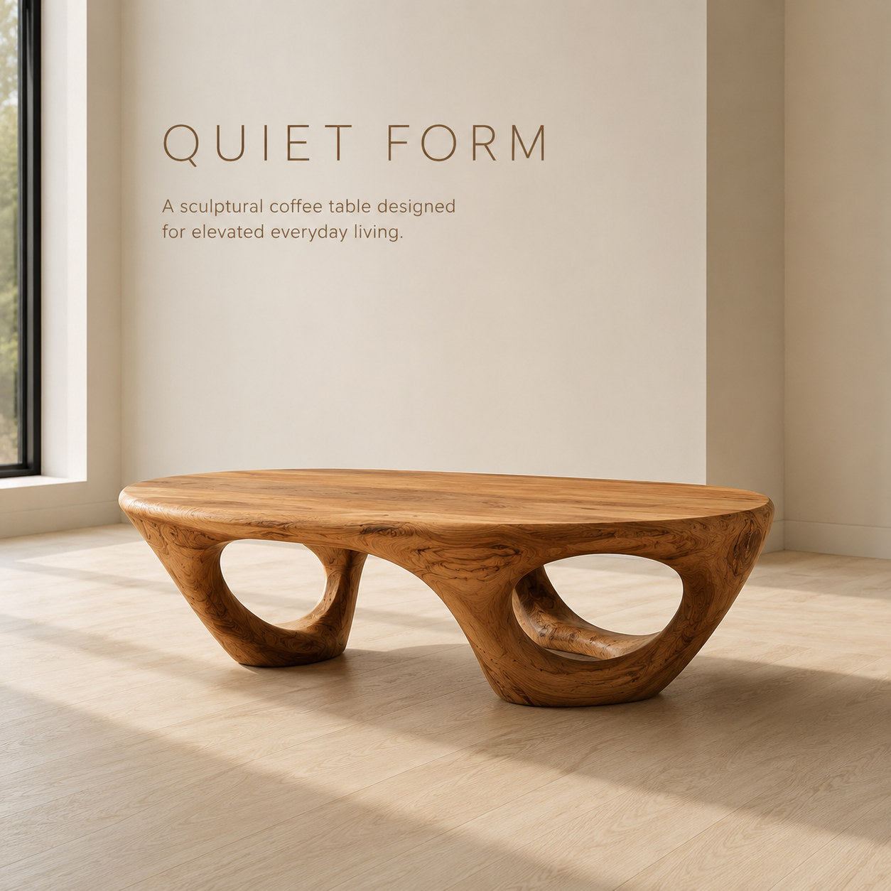 Terra Hollow Oval Coffee Table - product image 03
