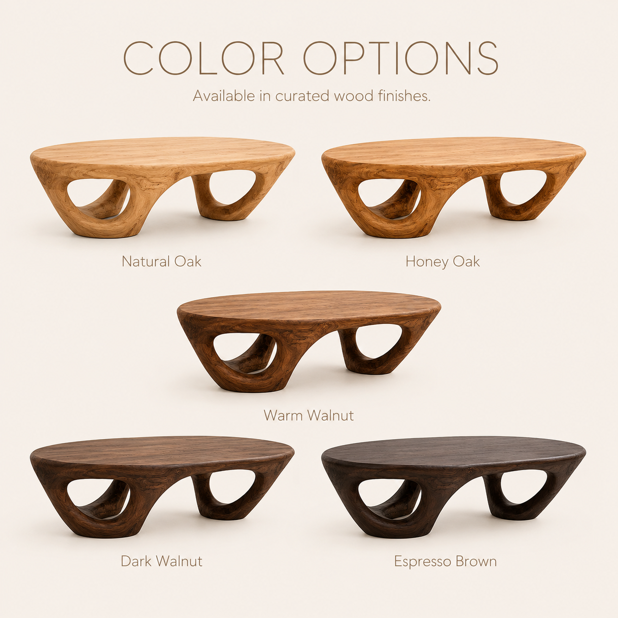 Terra Hollow Oval Coffee Table - product image 08