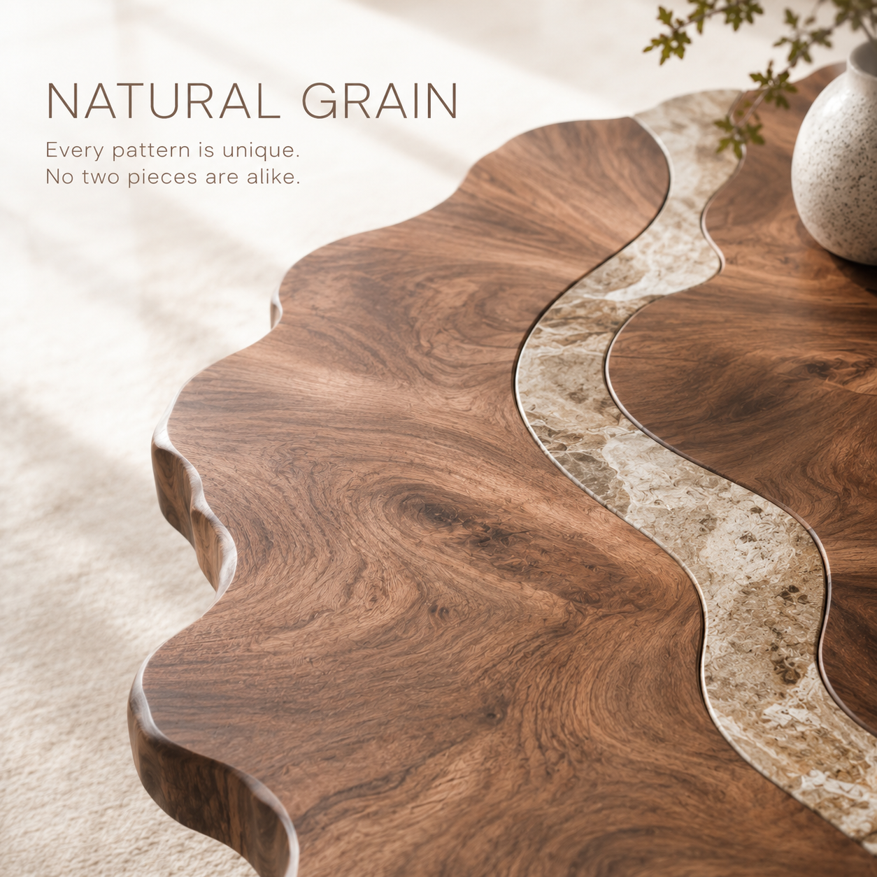 Marin Rounded Wood Coffee Table - product image 05