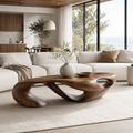 Elara Soft Curve Coffee Table - main view