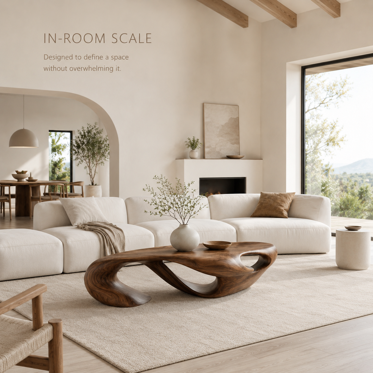 Elara Soft Curve Coffee Table - product image 04