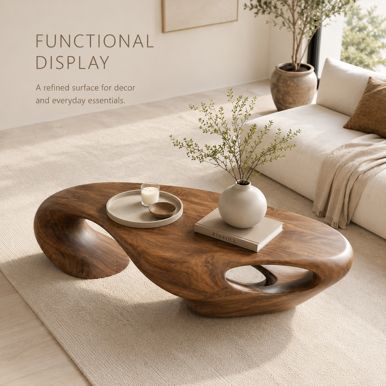 Elara Soft Curve Coffee Table - product image 07