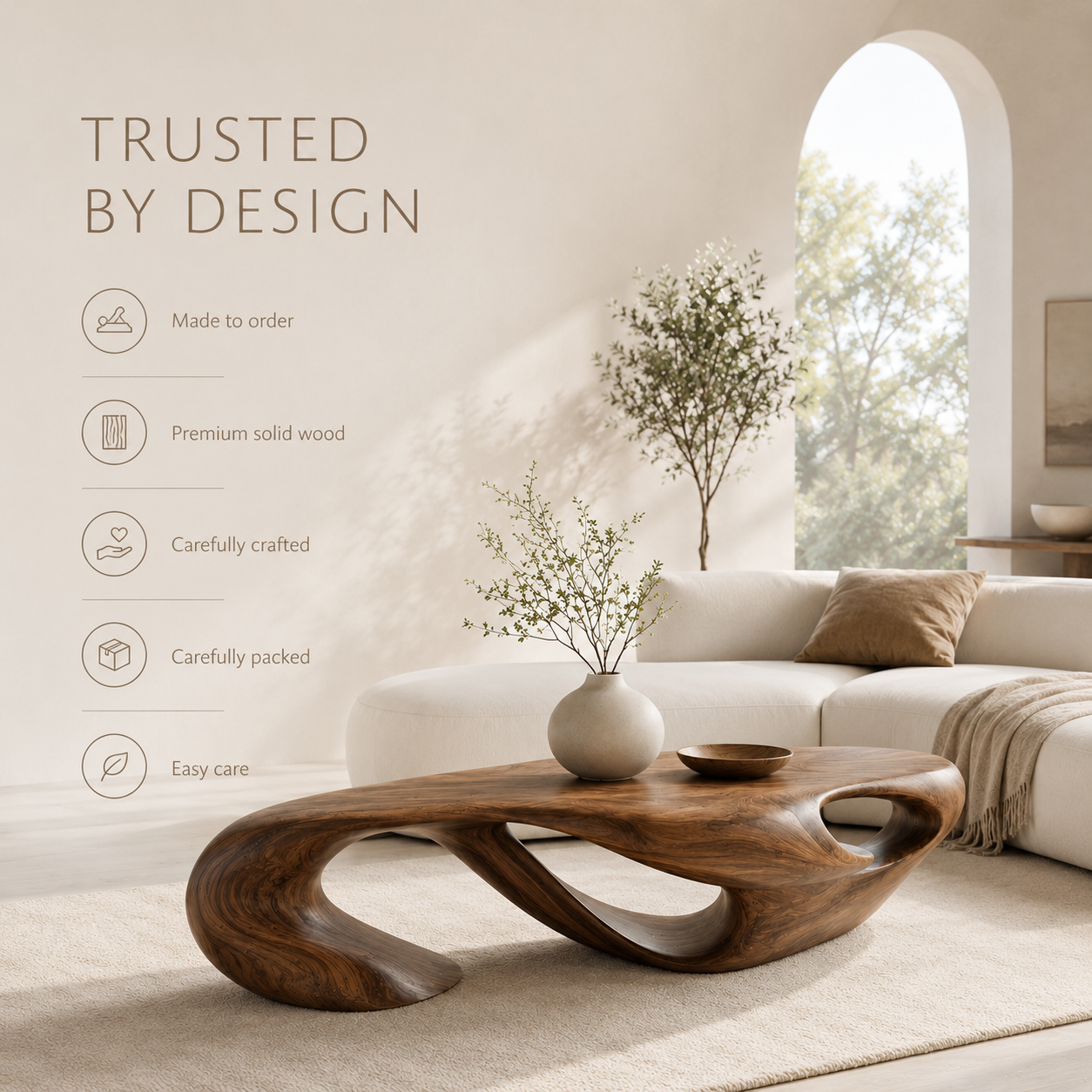 Elara Soft Curve Coffee Table - product image 09
