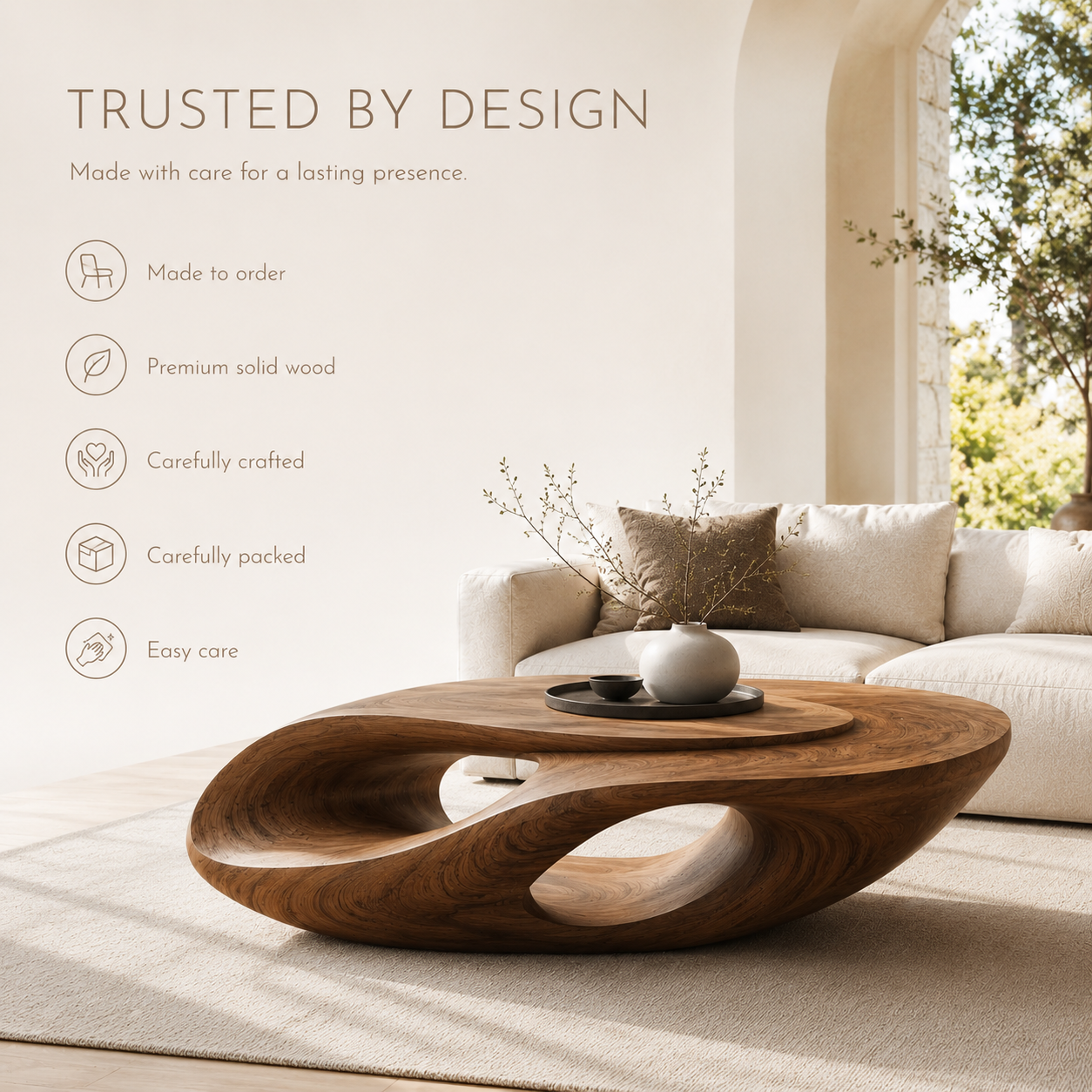 Veyra Gallery Wood Coffee Table - product image 09