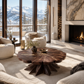 Liora Warm Walnut Coffee Table - main view