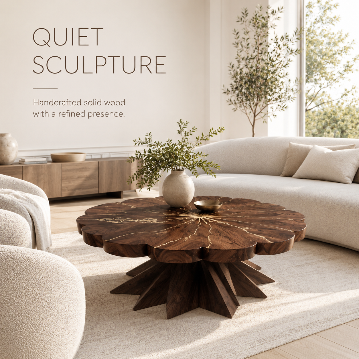 Liora Warm Walnut Coffee Table - product image 02
