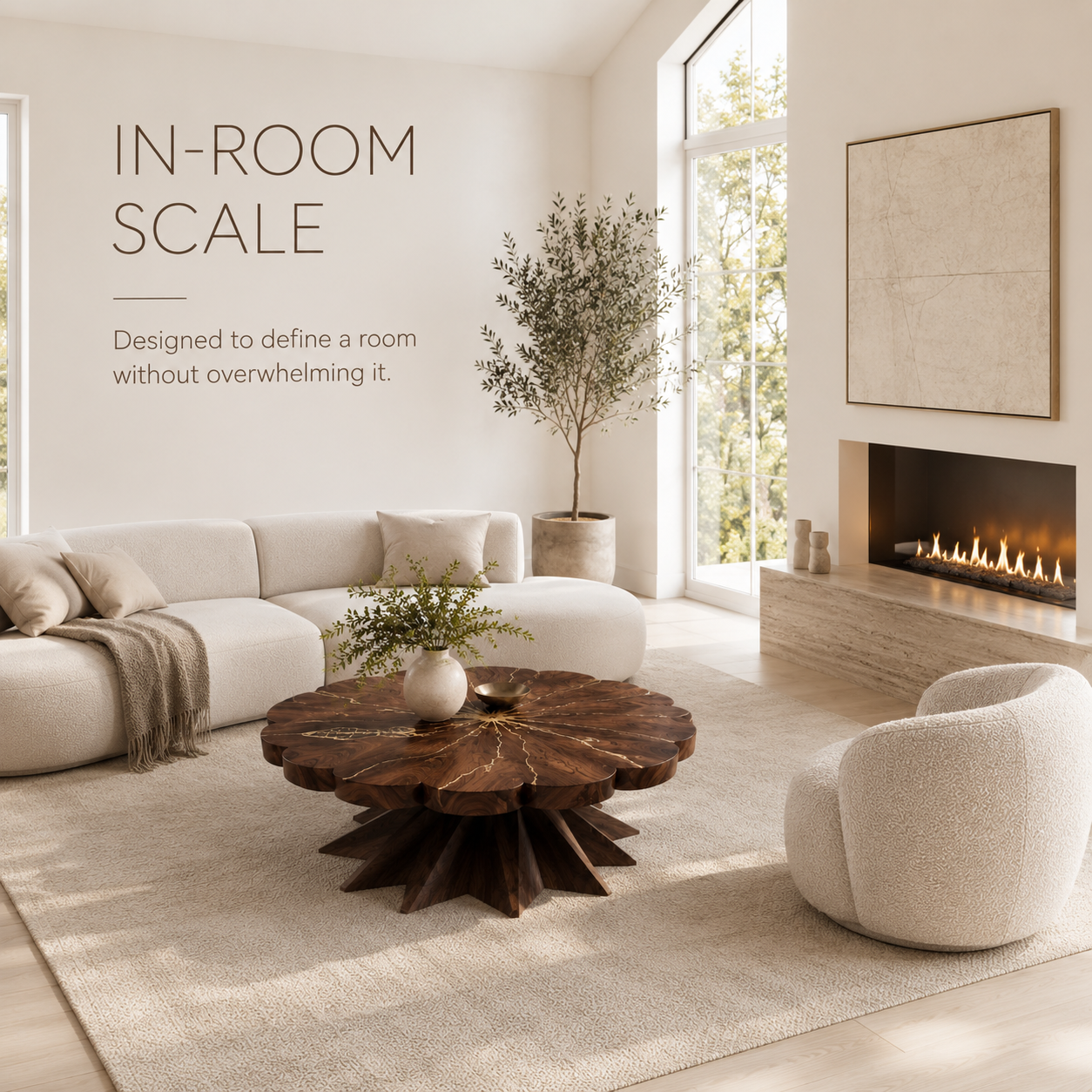 Liora Warm Walnut Coffee Table - product image 04