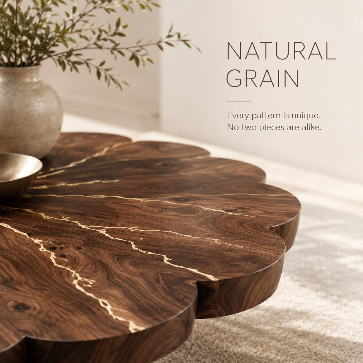 Liora Warm Walnut Coffee Table - product image 05