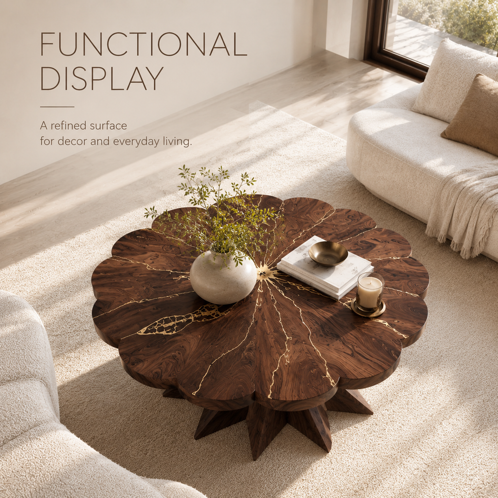Liora Warm Walnut Coffee Table - product image 07