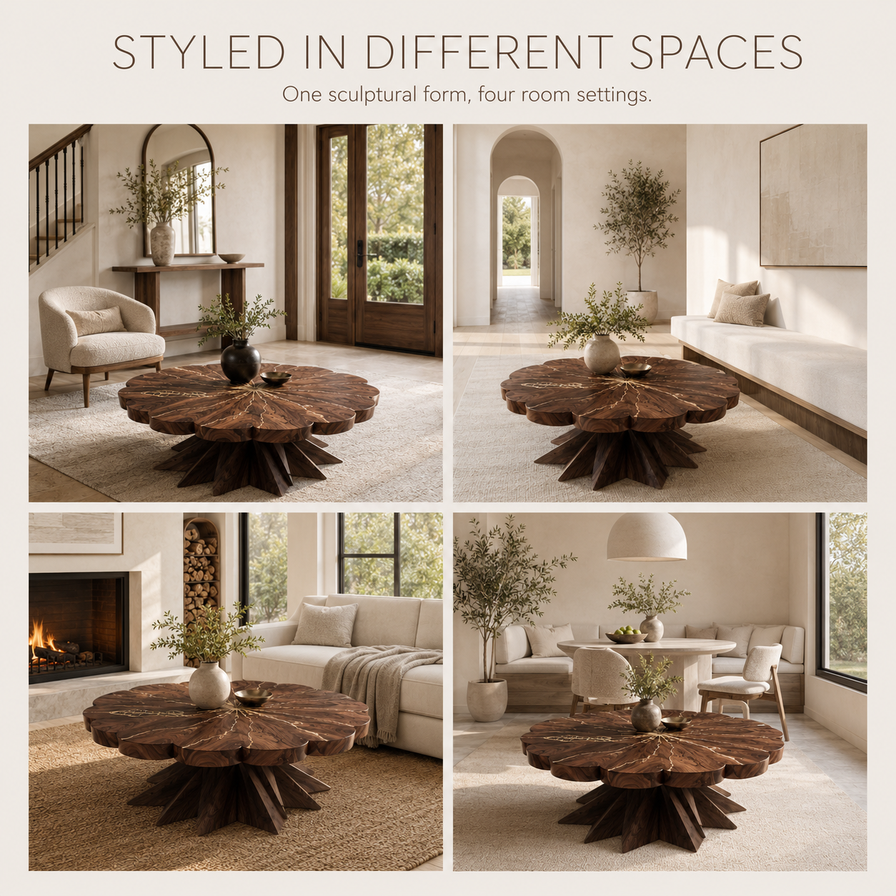 Liora Warm Walnut Coffee Table - product image 10