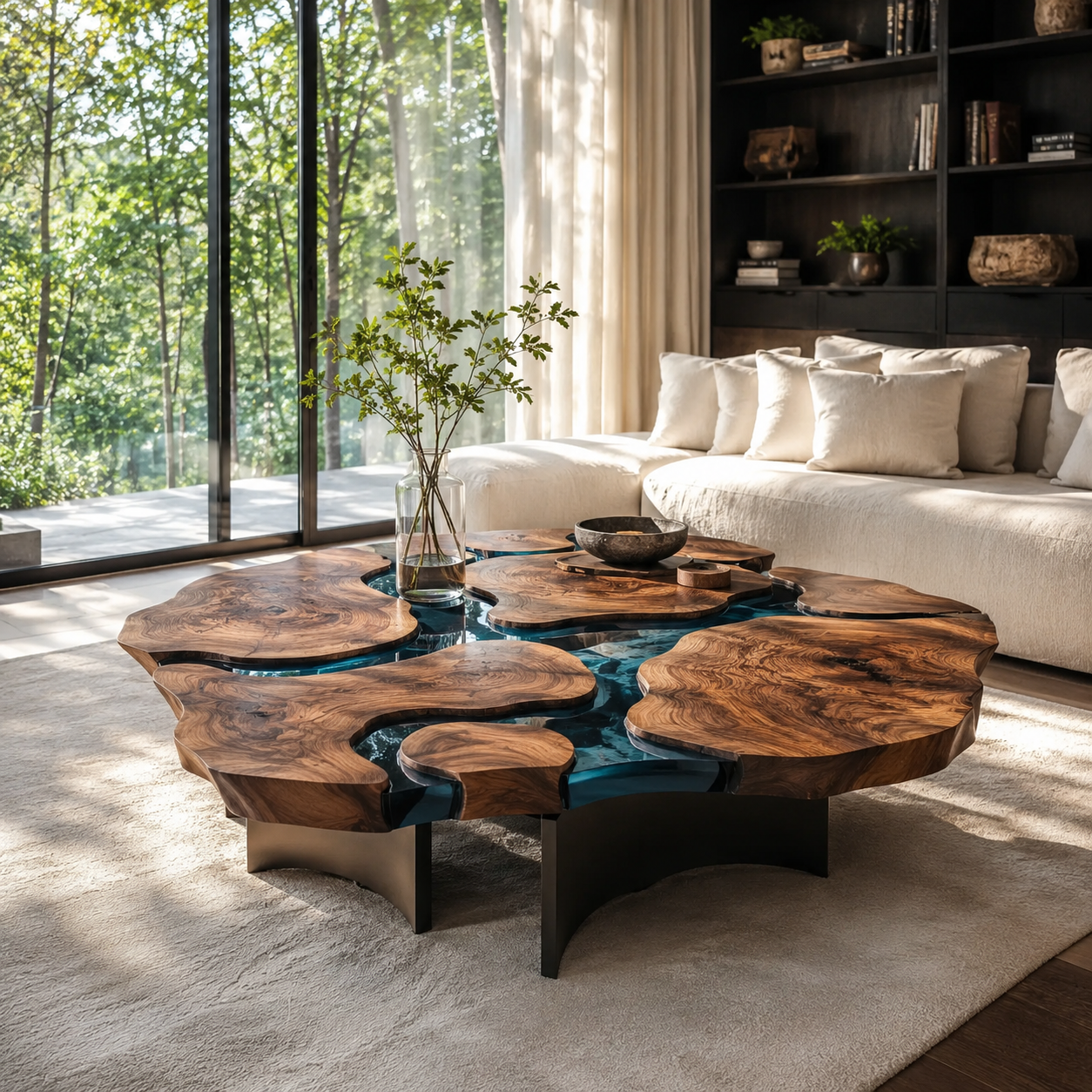 Brielle Sculpted Coffee Table - main view