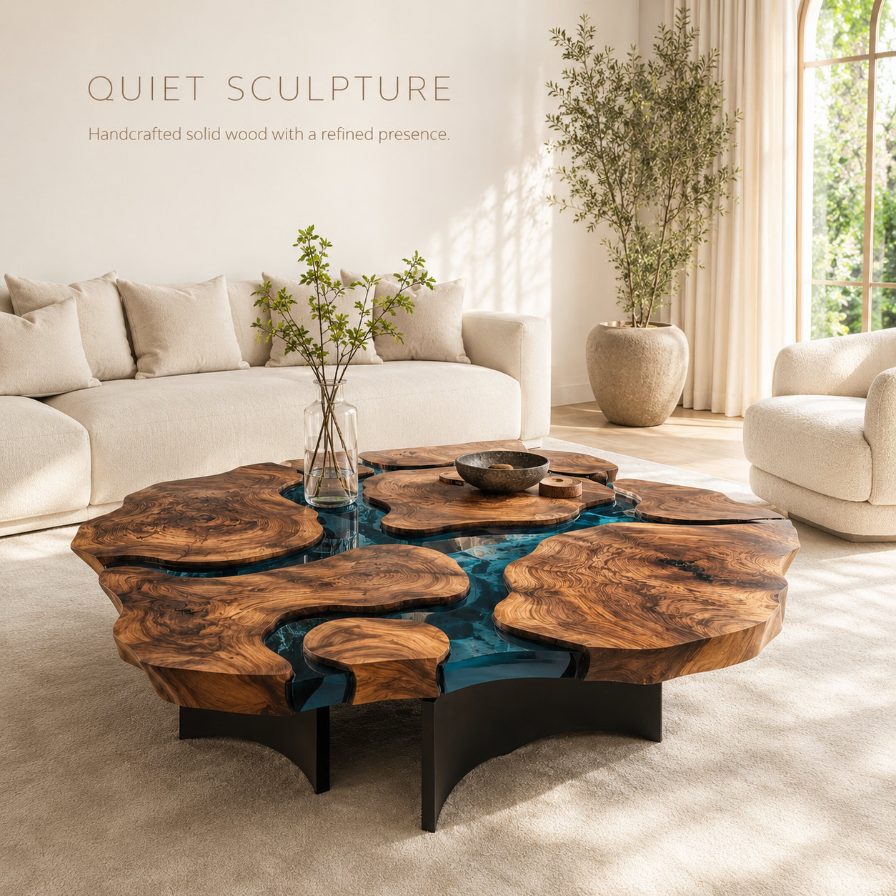 Brielle Sculpted Coffee Table - product image 02